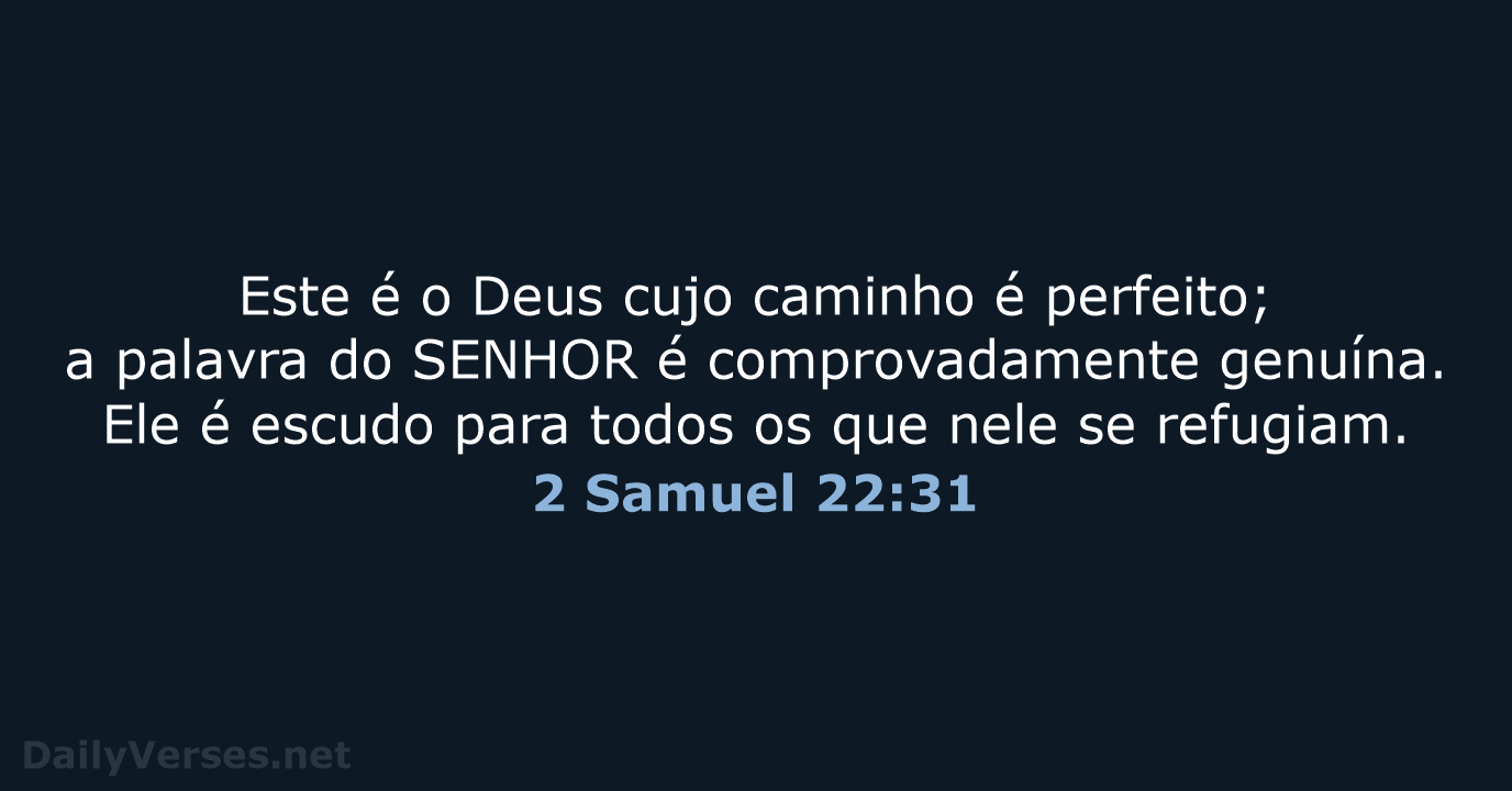 2 Samuel 22:31 - NVI