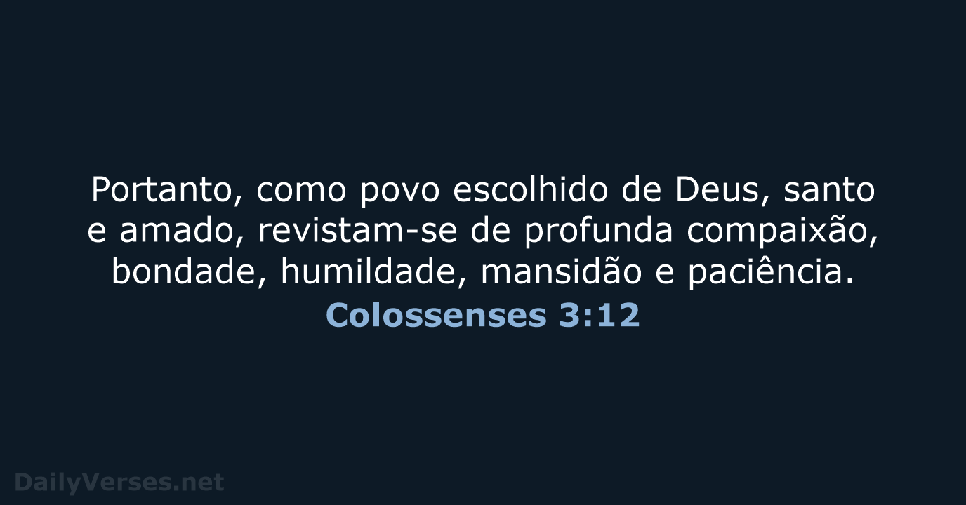 Colossenses 3:12 - NVI