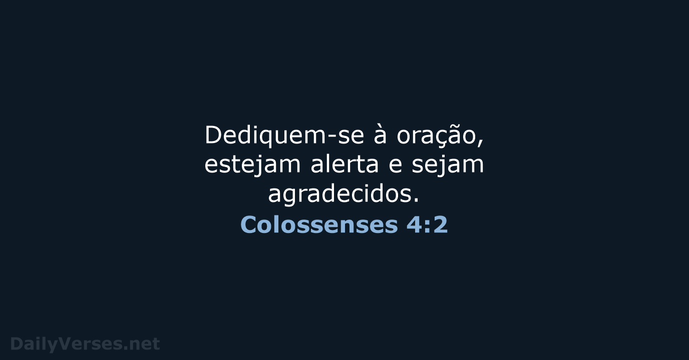 Colossenses 4:2 - NVI