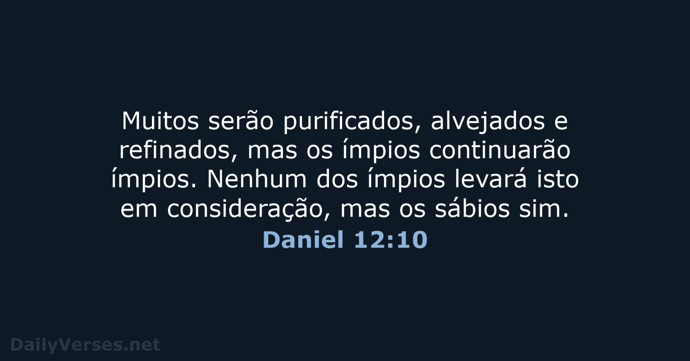 Daniel 12:10 - NVI