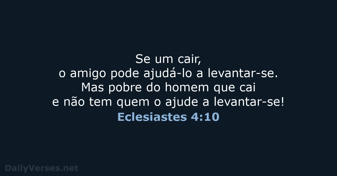 Eclesiastes 4:10 - NVI