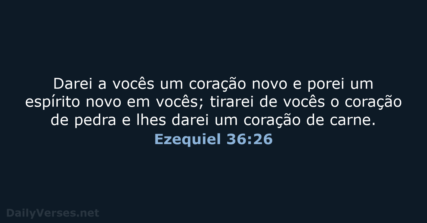 Ezequiel 36:26 - NVI