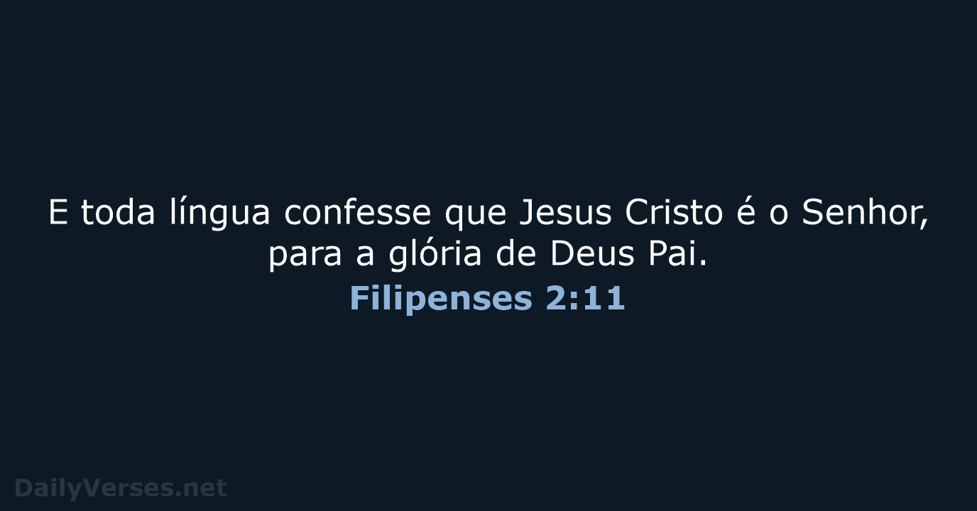 Filipenses 2:11 - NVI