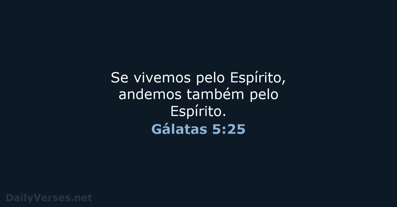 Gálatas 5:25 - NVI