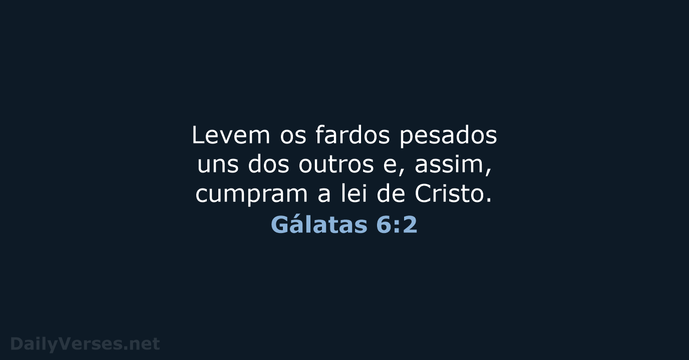 Gálatas 6:2 - NVI