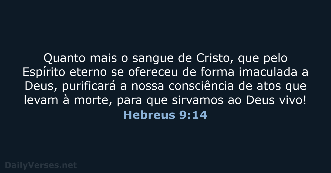 Hebreus 9:14 - NVI