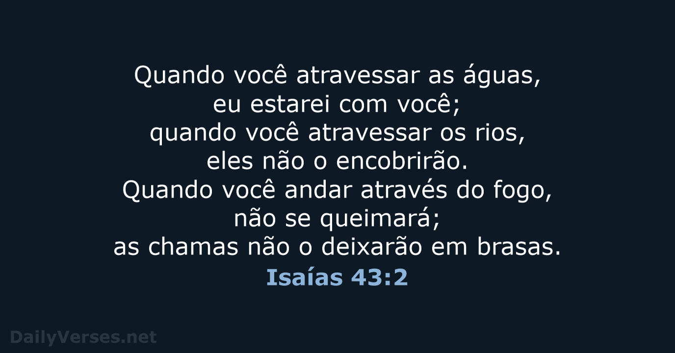 Isa as 43 2 Vers culo Da B blia NVI DailyVerses