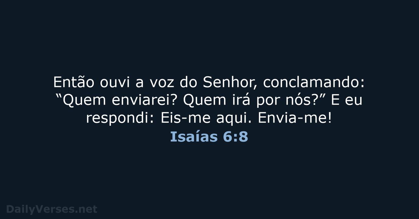 Isaías 6:8 - NVI