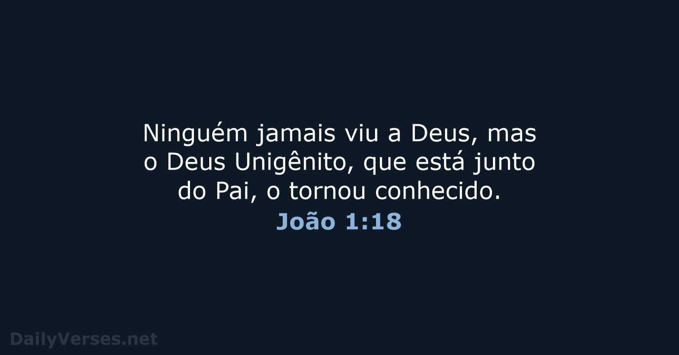 João 1:18 - NVI