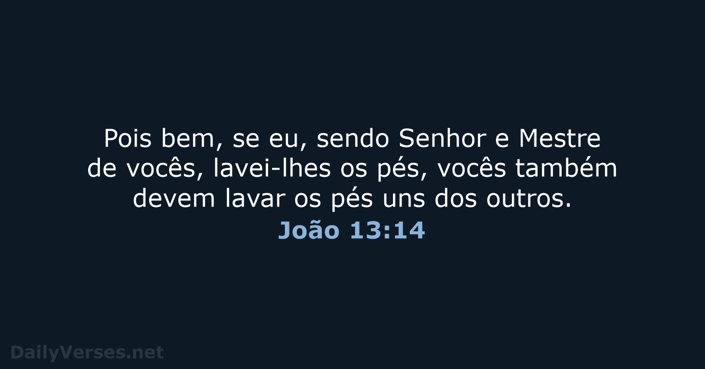 João 13:14 - NVI