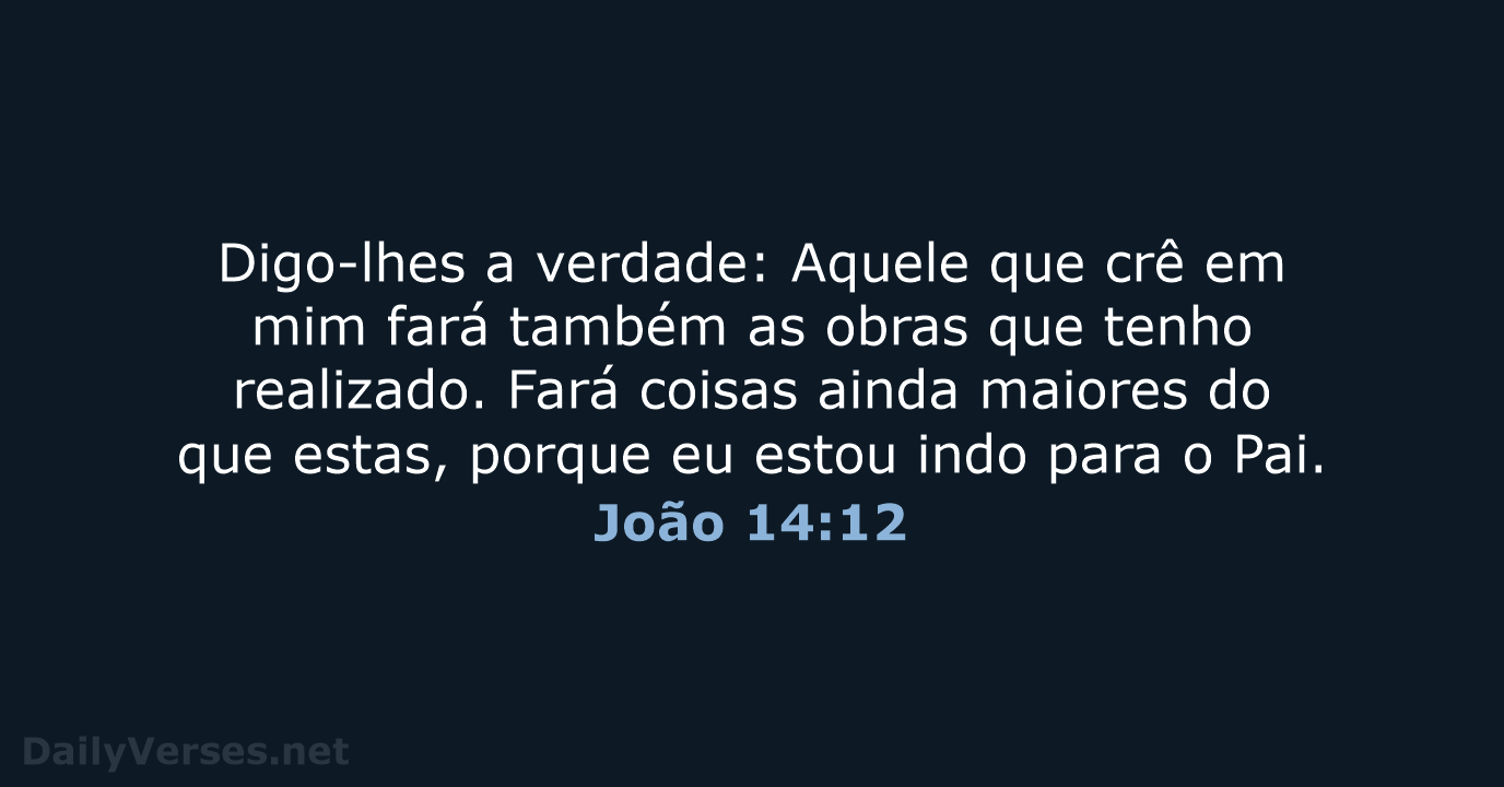 João 14:12 - NVI