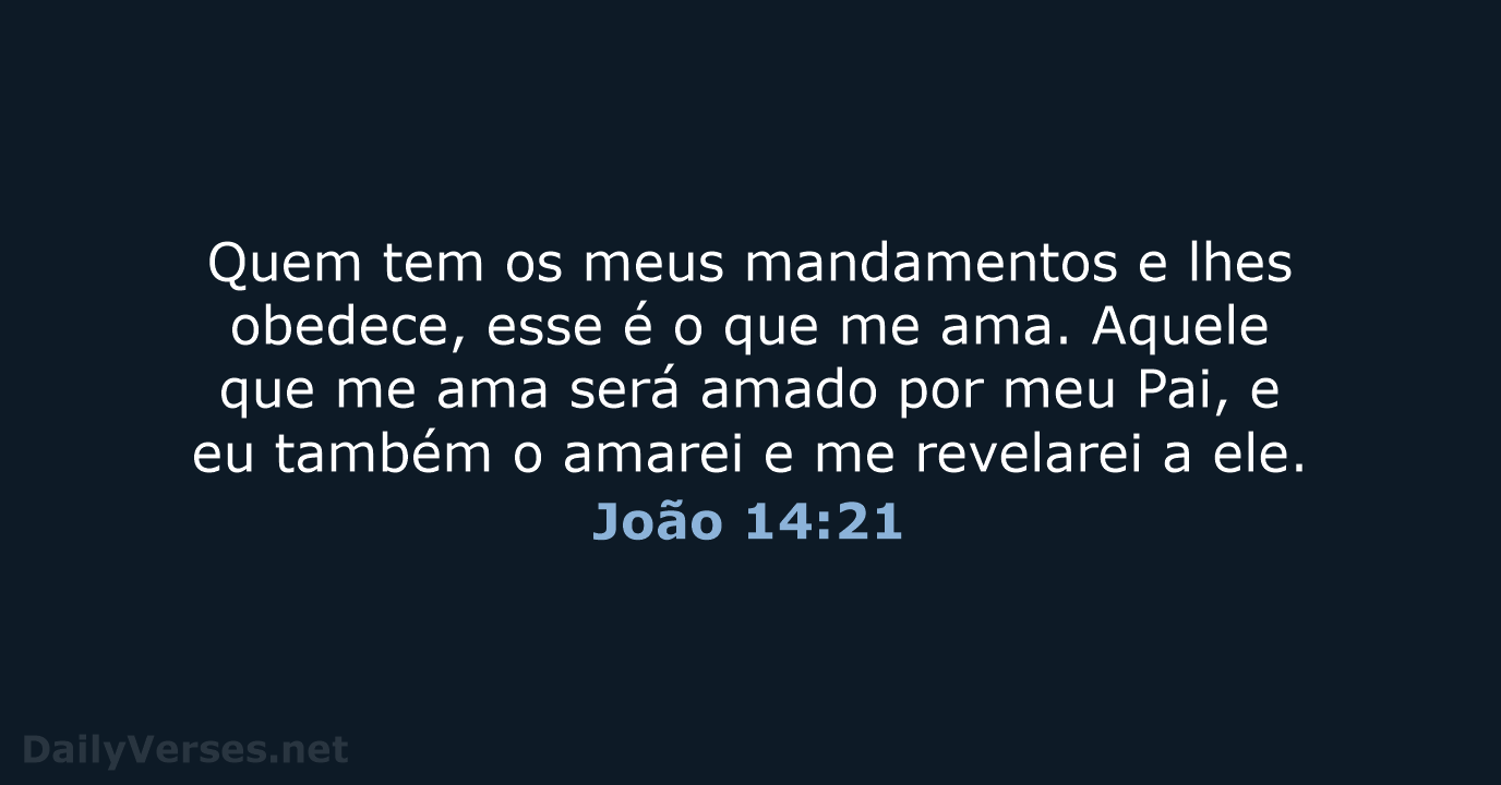 João 14:21 - NVI