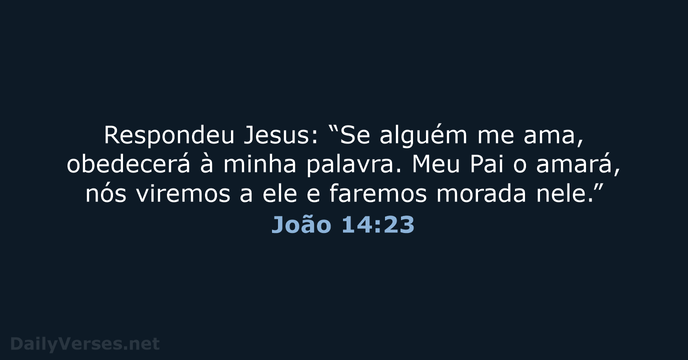 João 14:23 - NVI