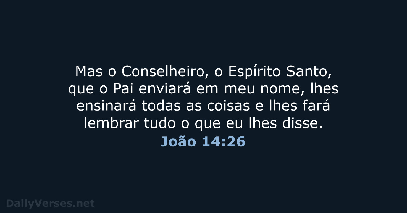 João 14:26 - NVI
