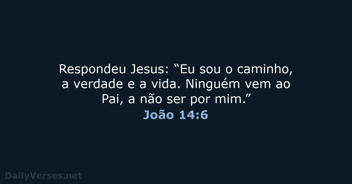 João 14:6 - NVI