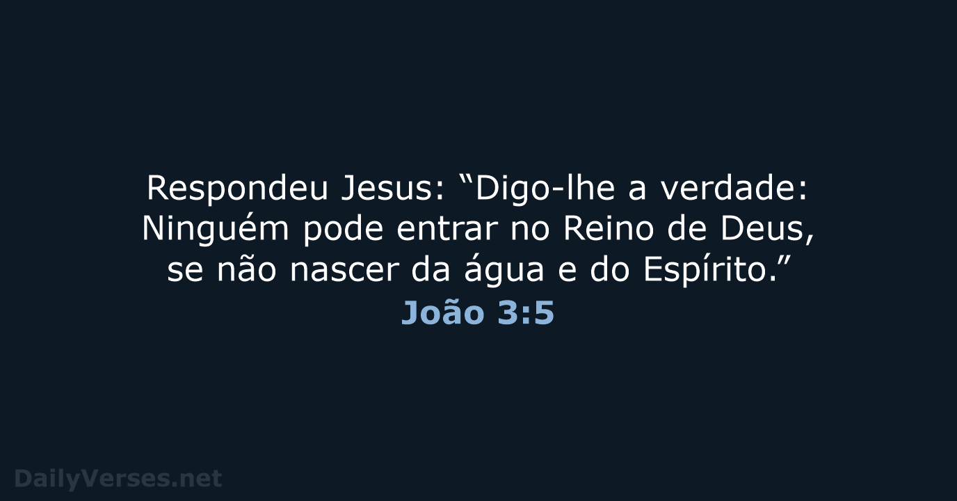 João 3:5 - NVI