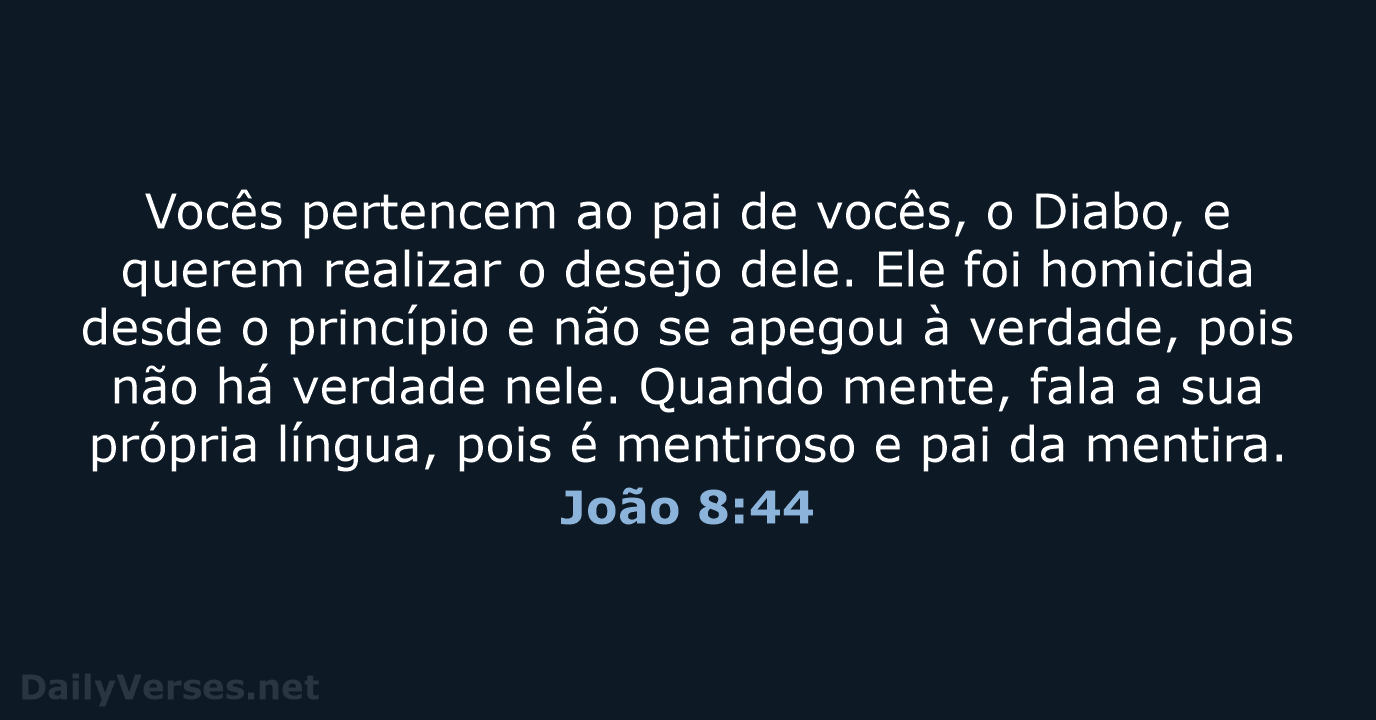 João 8:44 - NVI