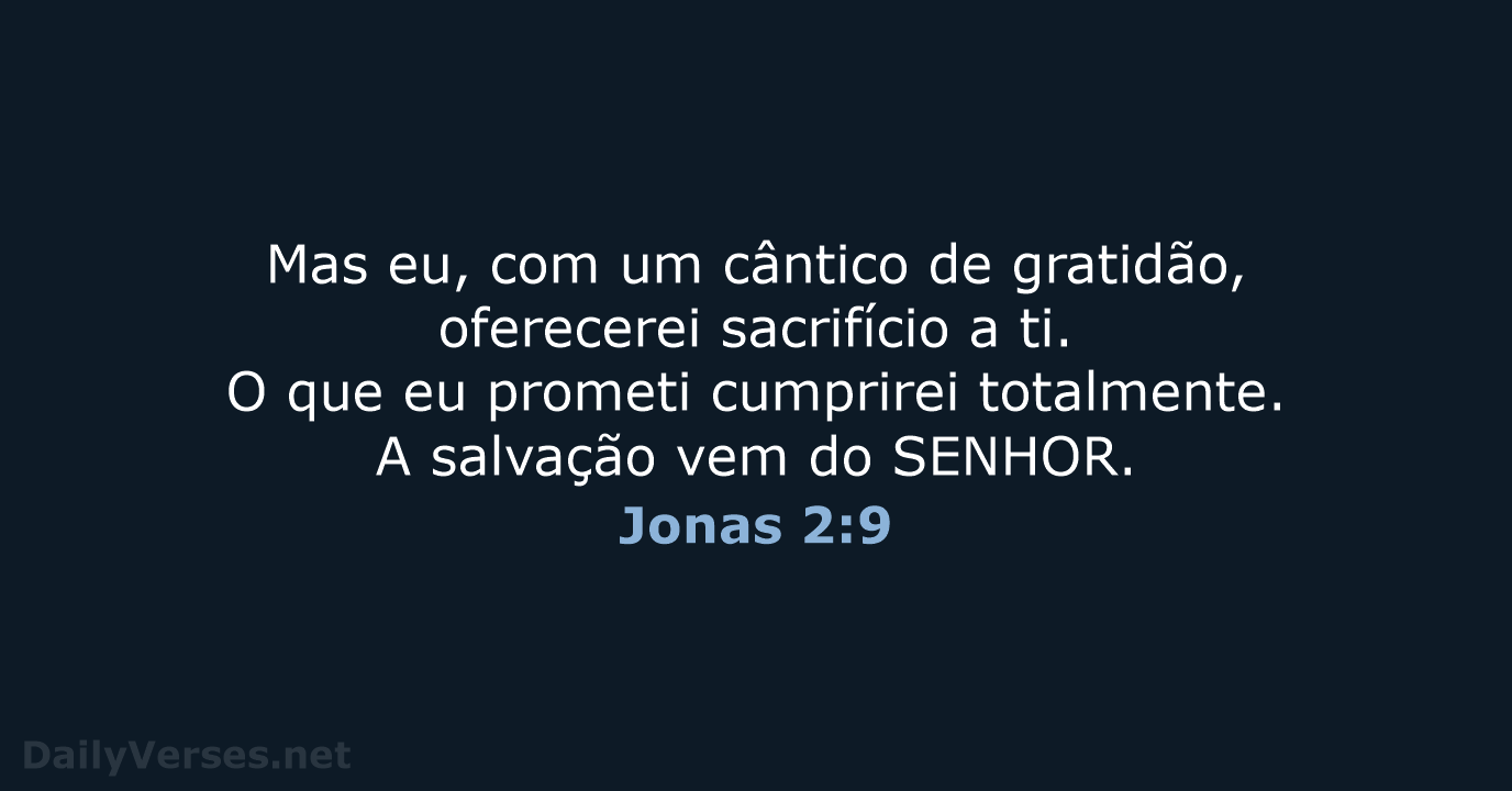 Jonas 2:9 - NVI