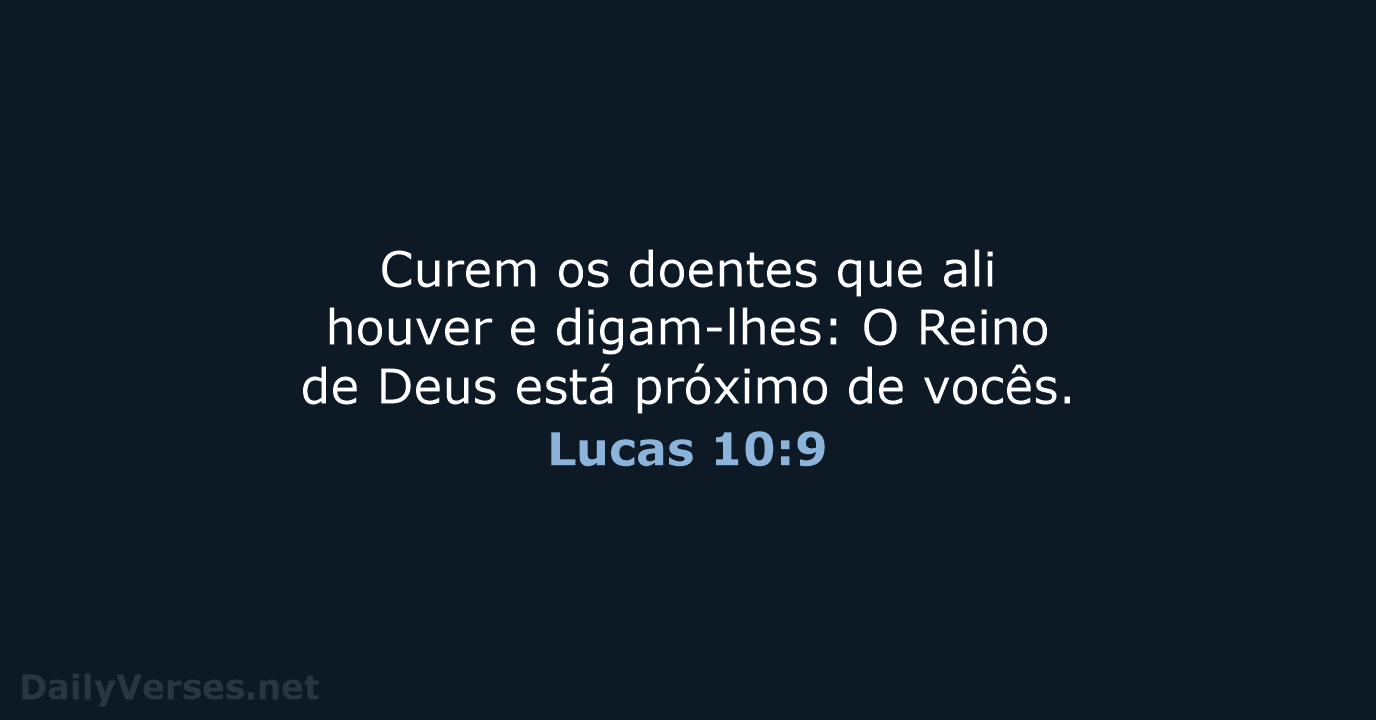 Lucas 10:9 - NVI