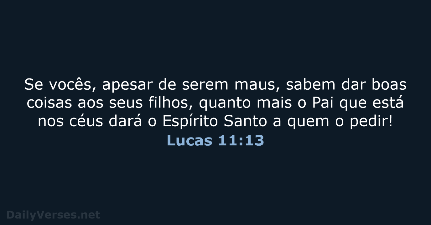 Lucas 11:13 - NVI