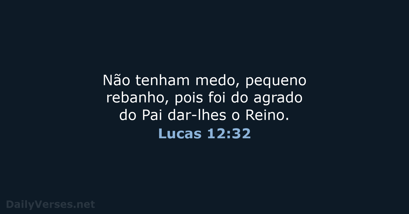 Lucas 12:32 - NVI
