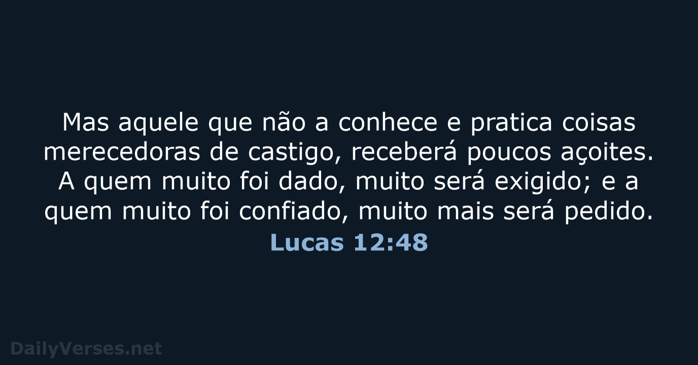 Lucas 12:48 - NVI