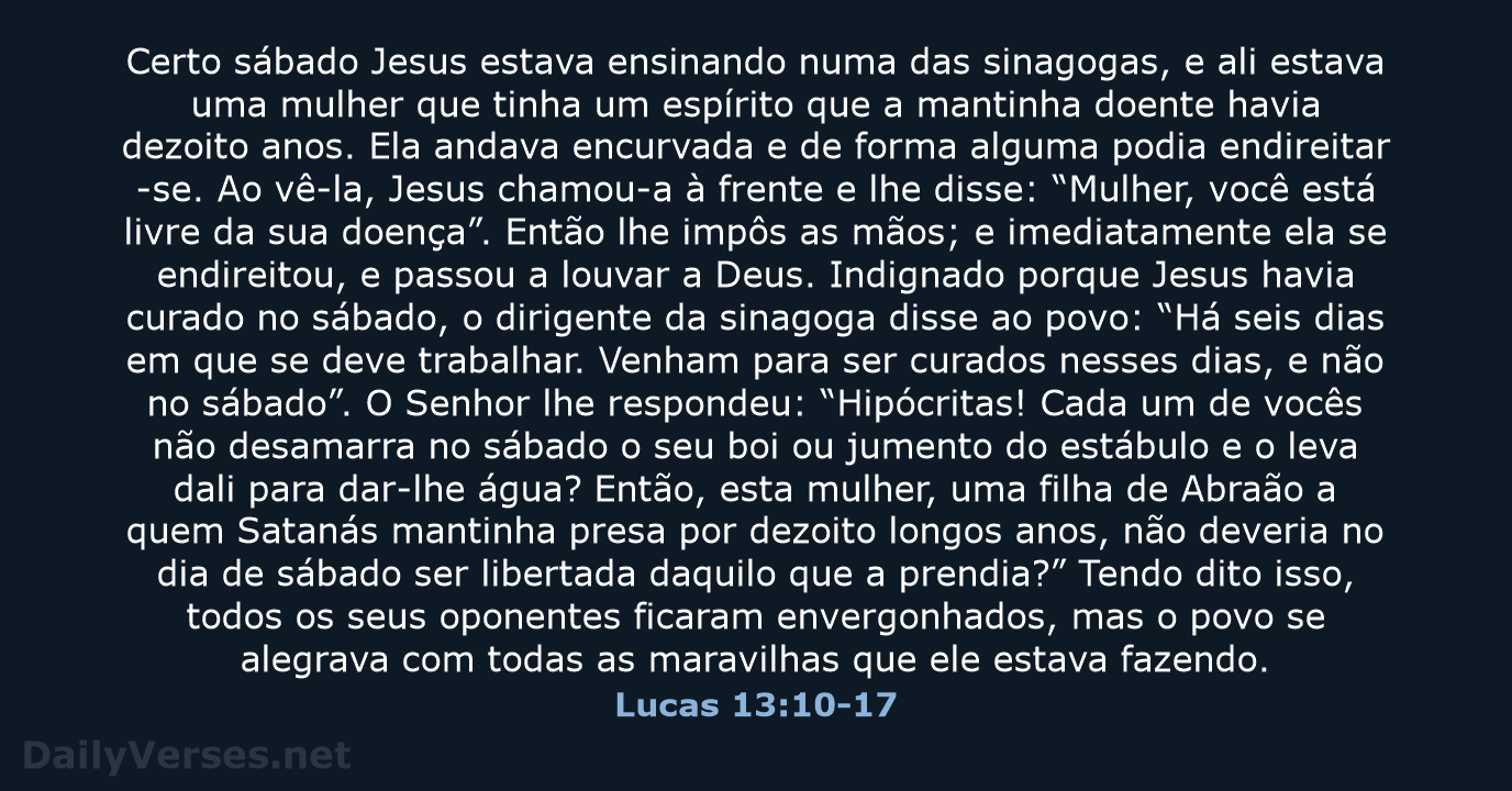 Lucas 13:10-17 - NVI