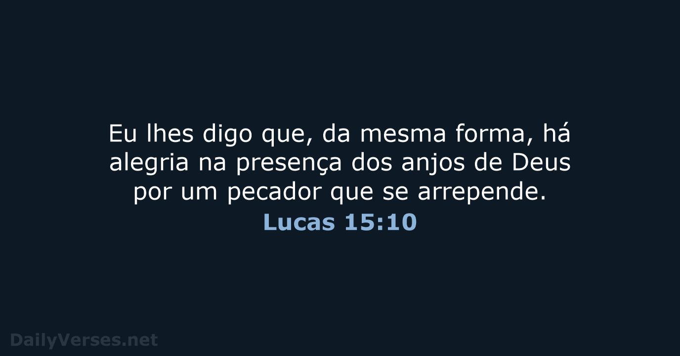 Lucas 15:10 - NVI