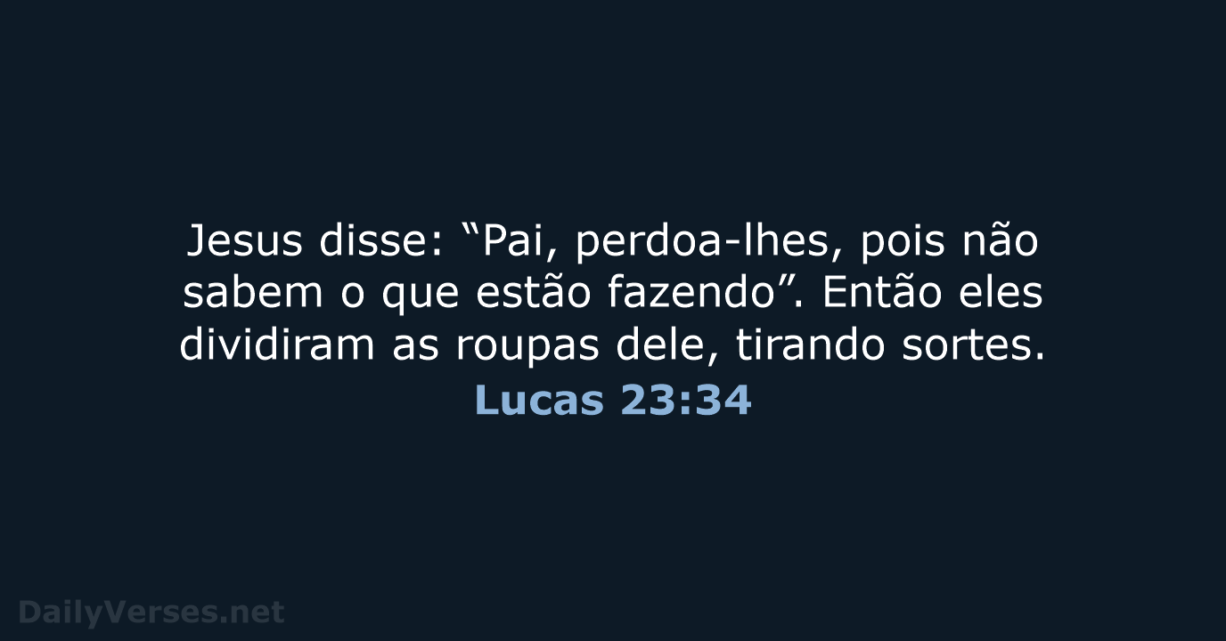 Lucas 23:34 - NVI