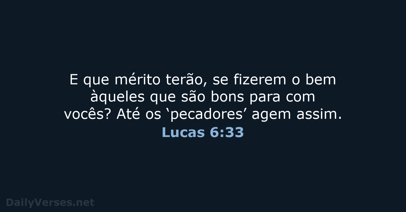 Lucas 6:33 - NVI