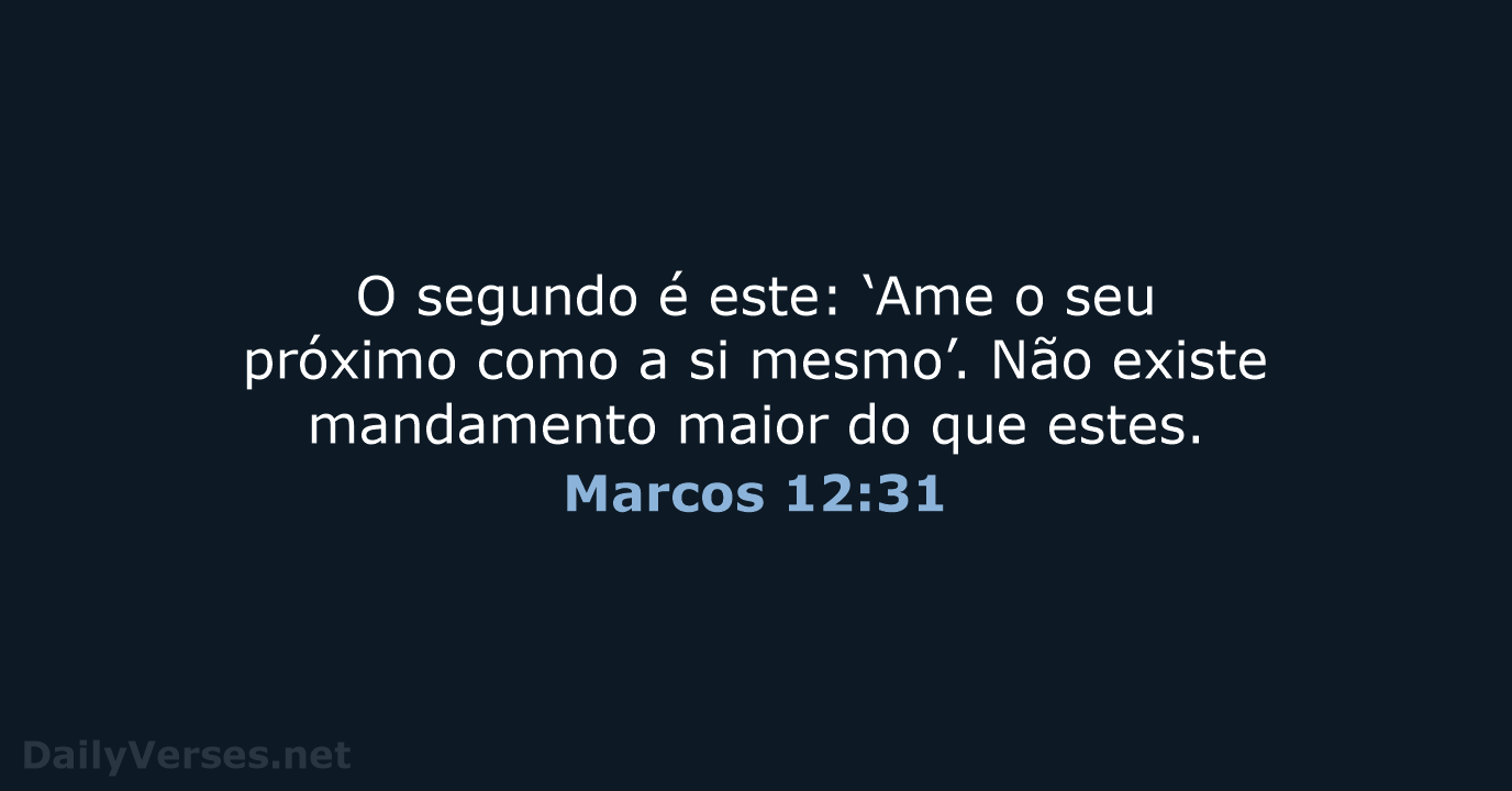 Marcos 12:31 - NVI
