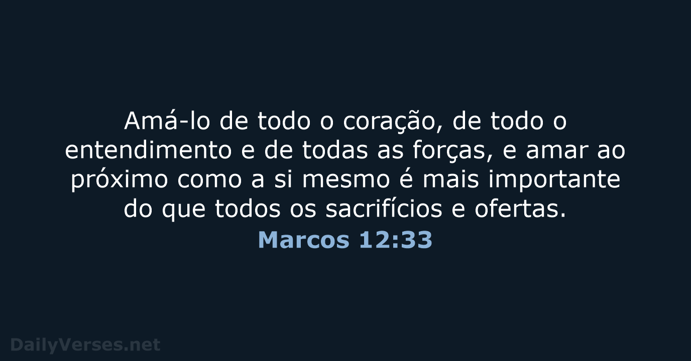 Marcos 12:33 - NVI