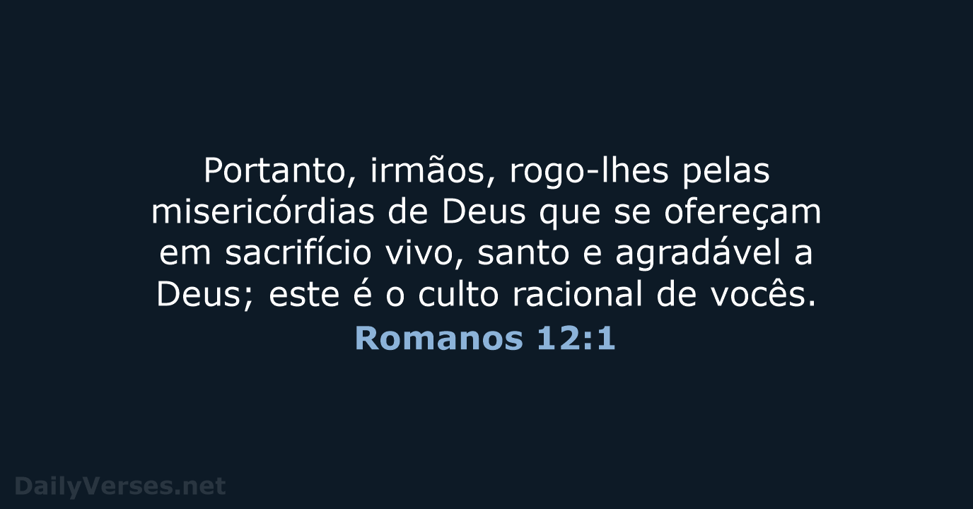 Romanos 12:1 - NVI