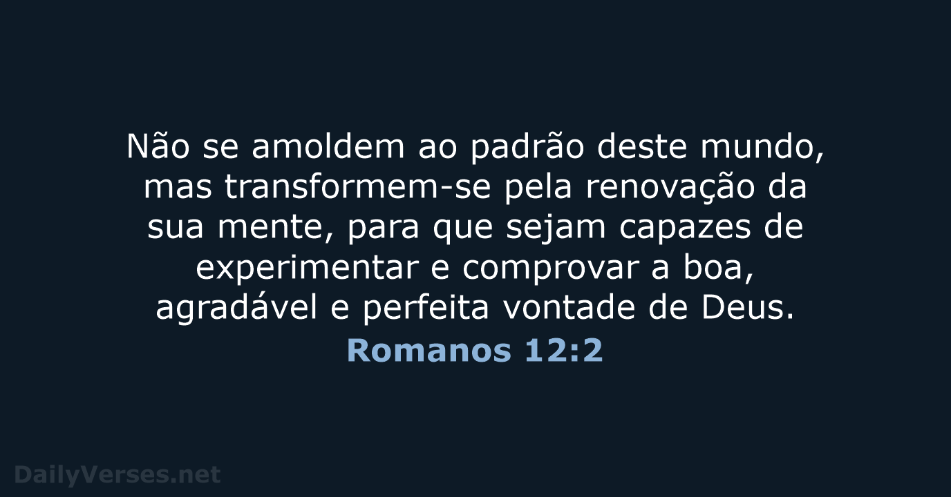 Romanos 12:2 - NVI