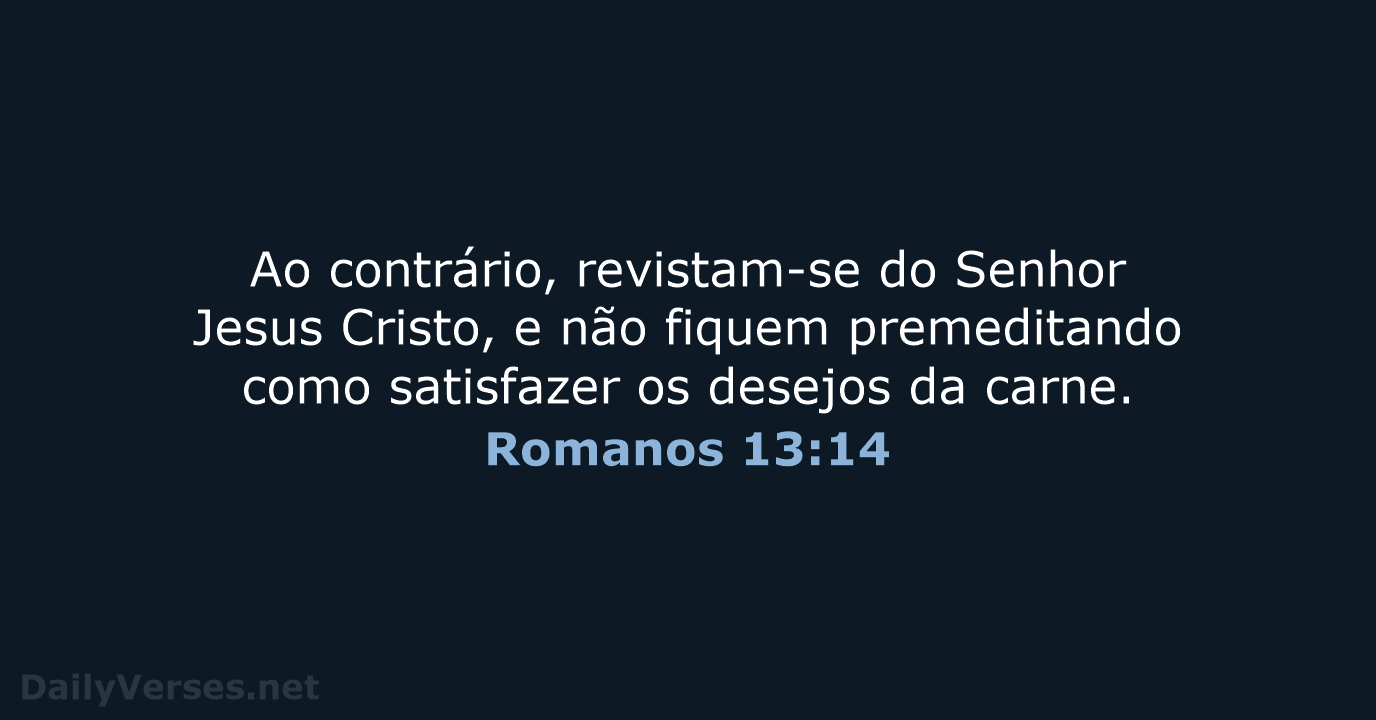 Romanos 13:14 - NVI