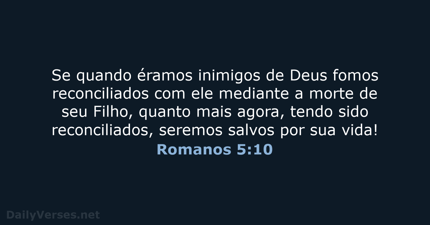 Romanos 5:10 - NVI