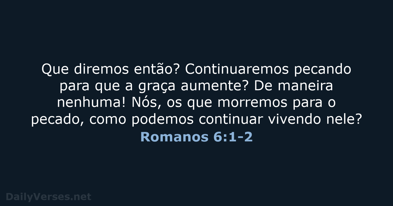 Romanos 6:1-2 - NVI