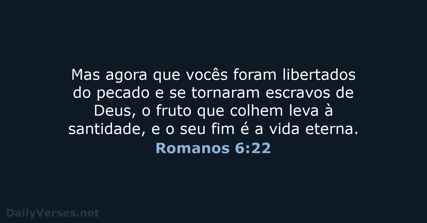 Romanos 6:22 - NVI