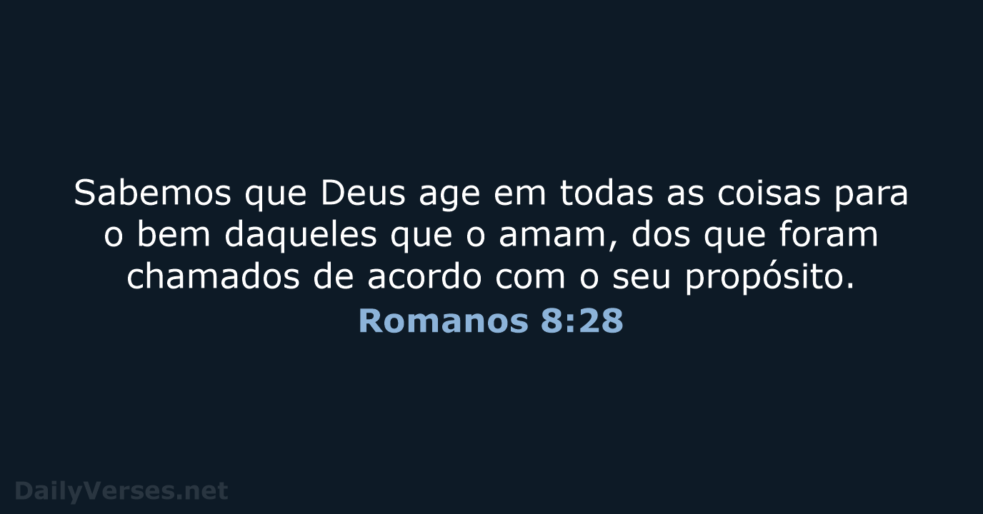 Romanos 8:28 - NVI
