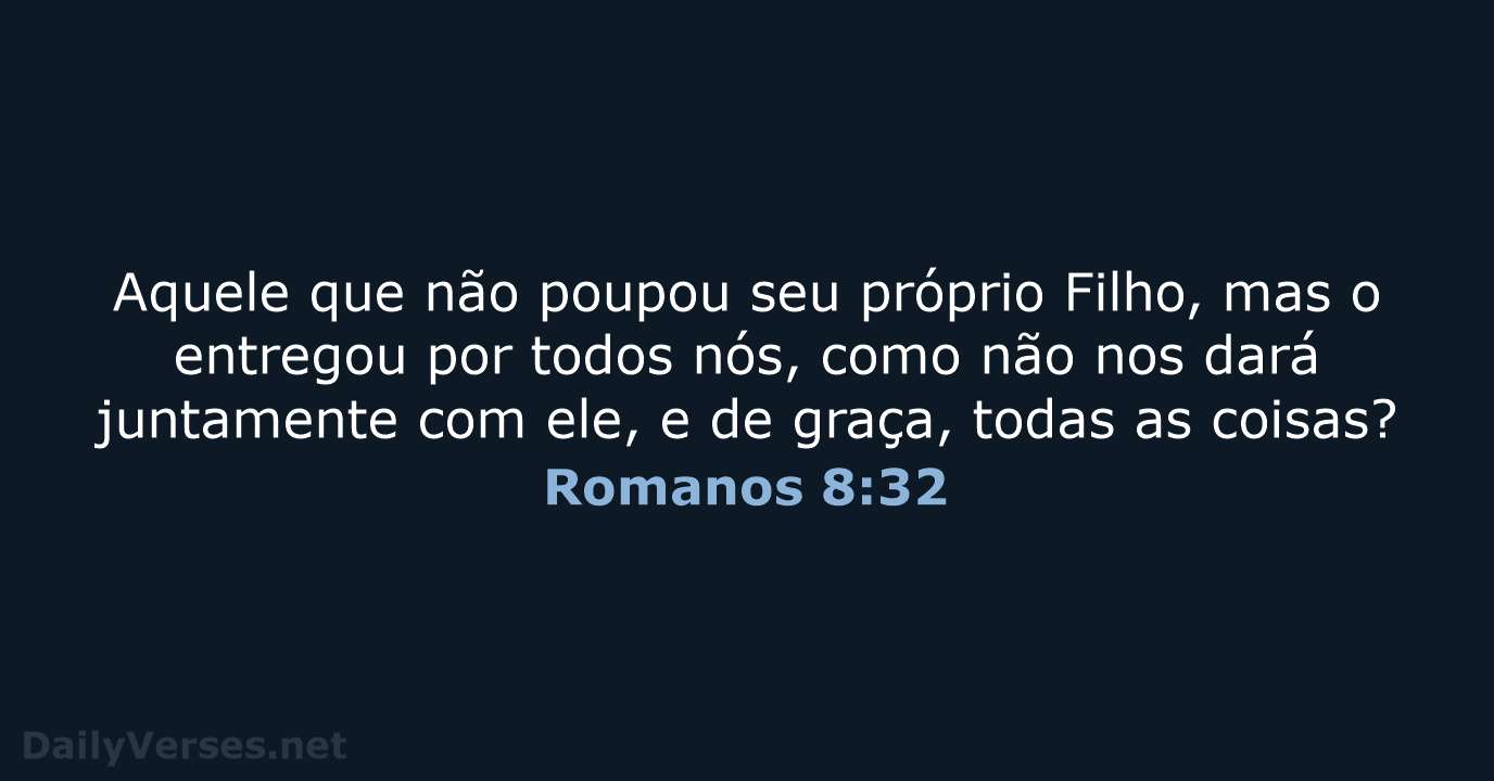Romanos 8:32 - NVI