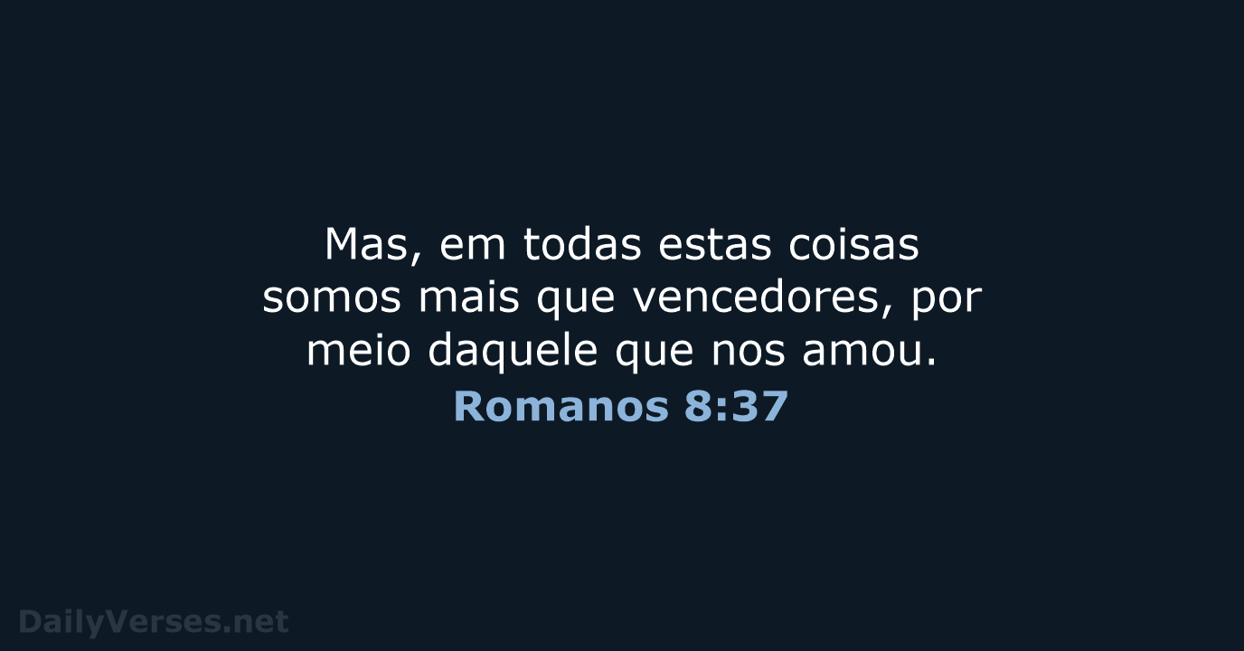 Romanos 8:37 - NVI