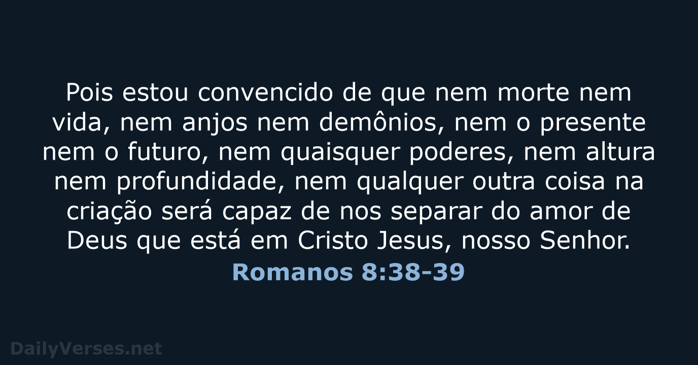 Romanos 8:38-39 - NVI