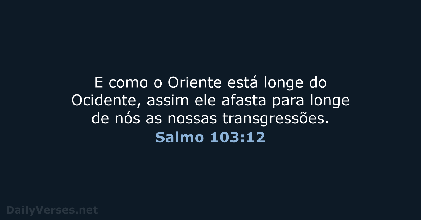Salmo 103:12 - NVI