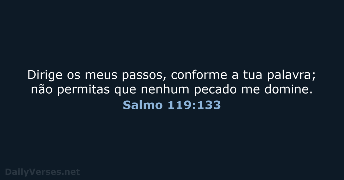 Salmo 119:133 - NVI