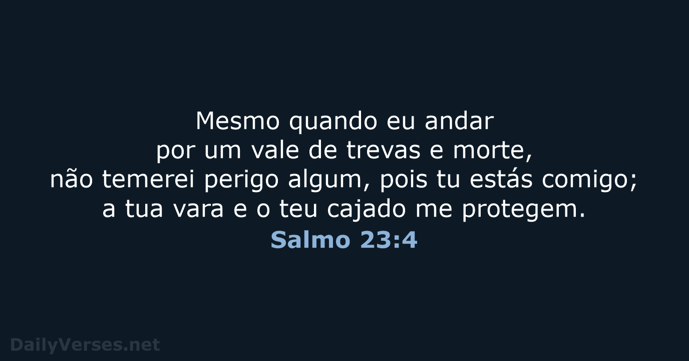 Salmo 23:4 - NVI