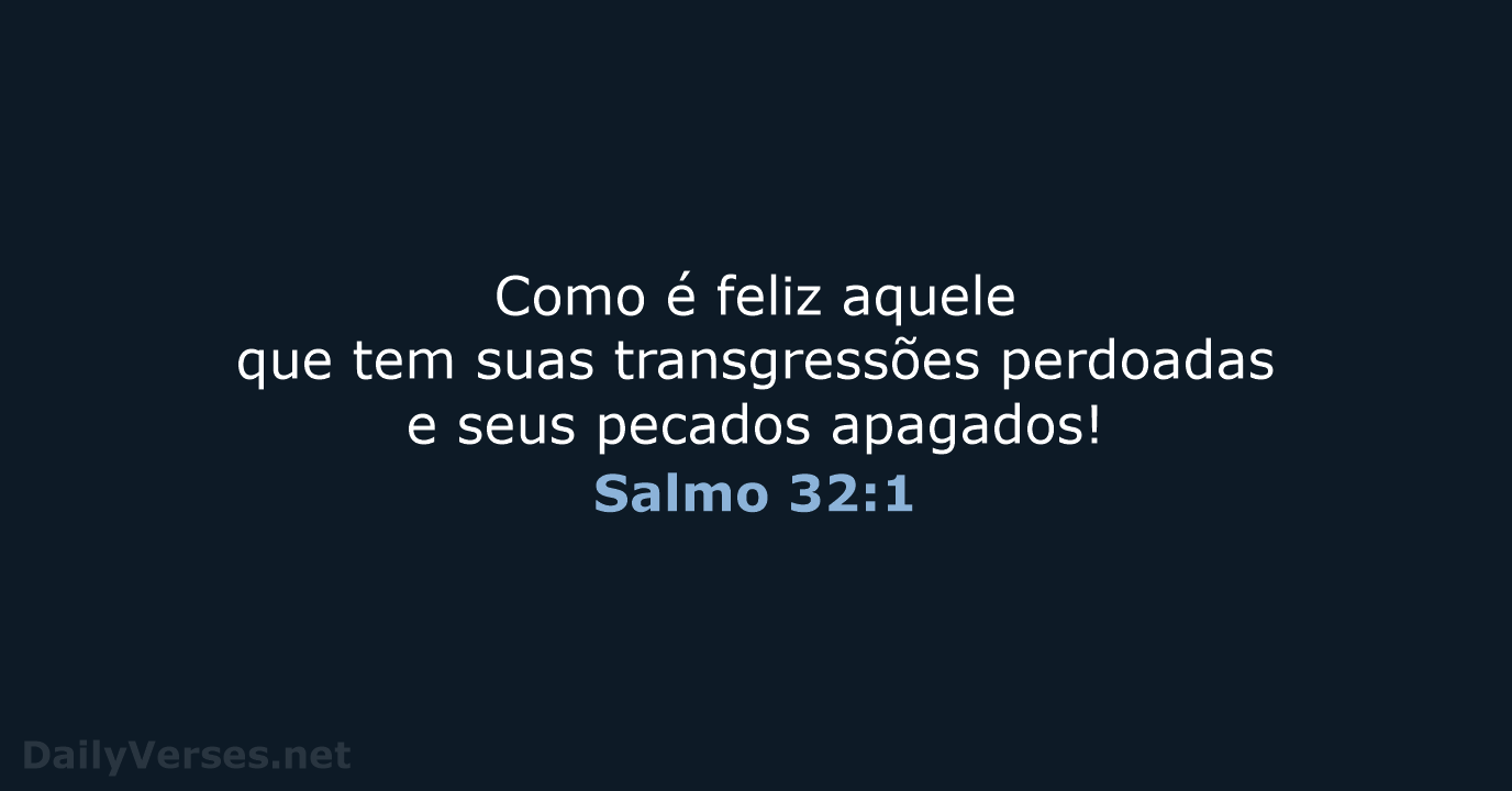 Salmo 32:1 - NVI