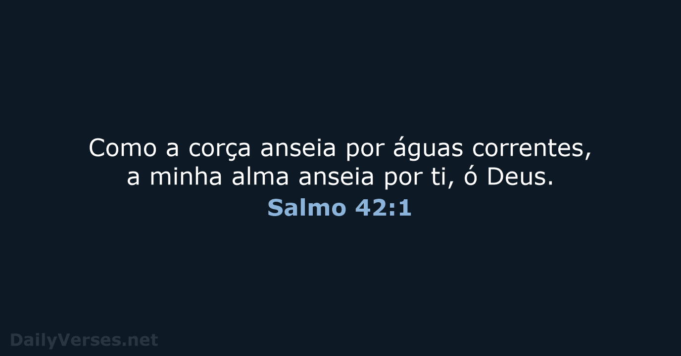 Salmo 42:1 - NVI