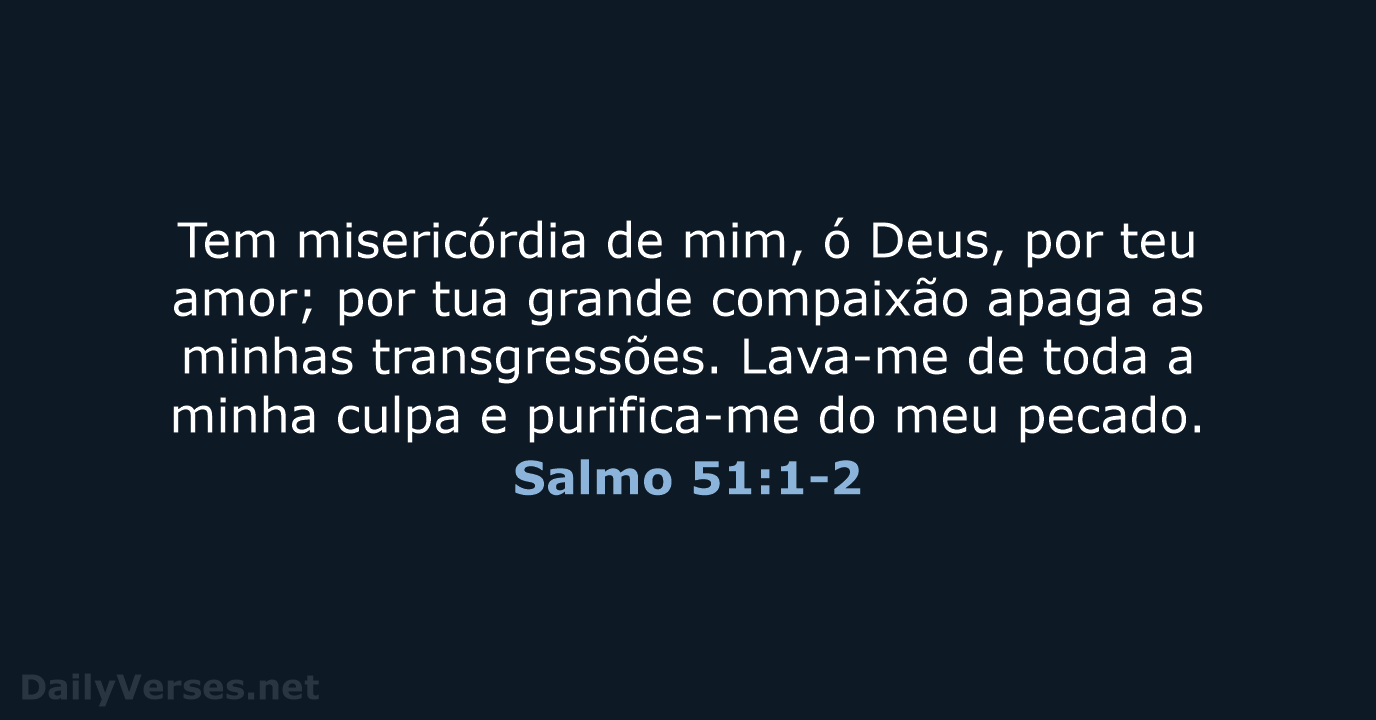 Salmo 51:1-2 - NVI