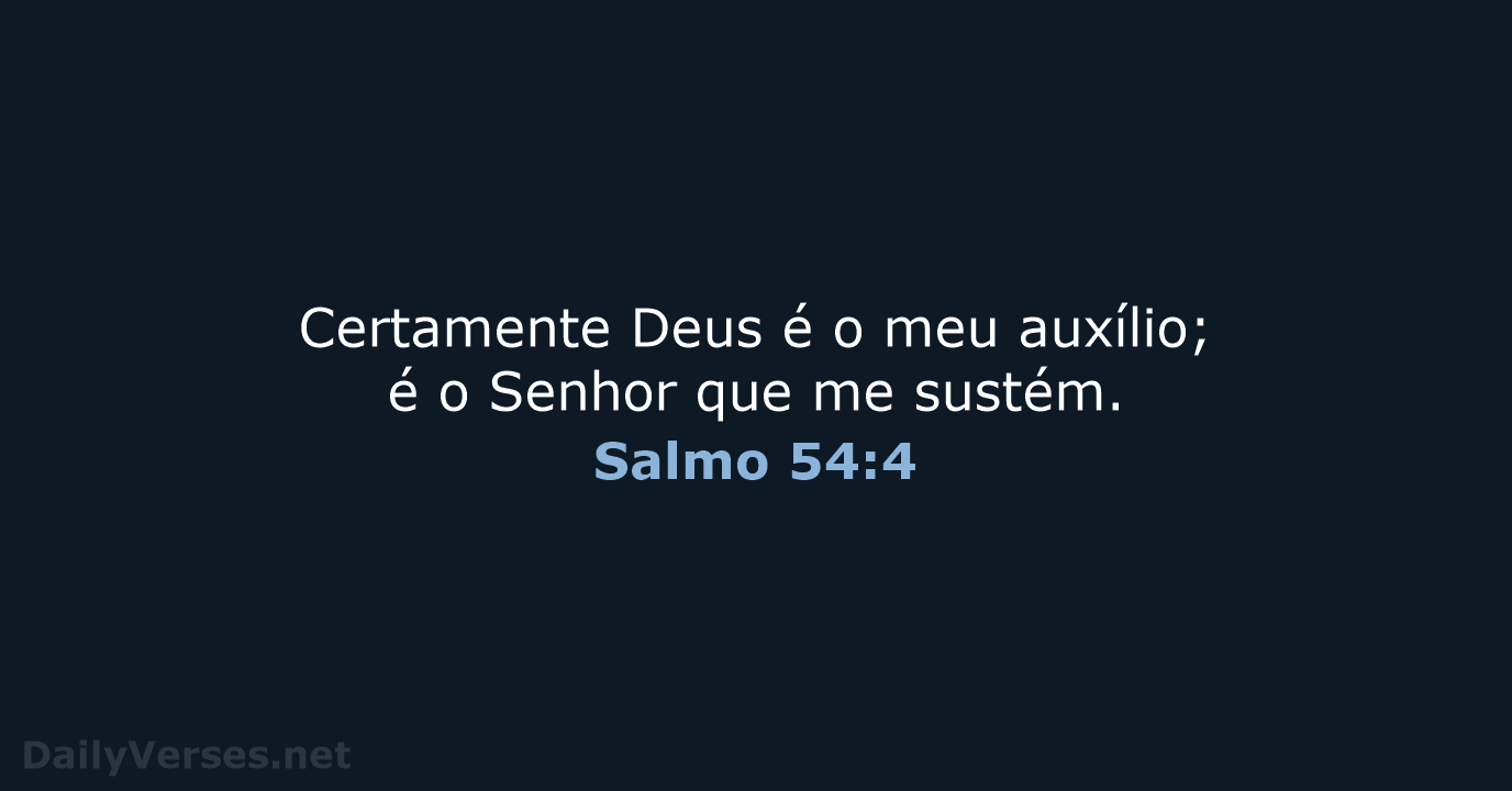 Salmo 54:4 - NVI