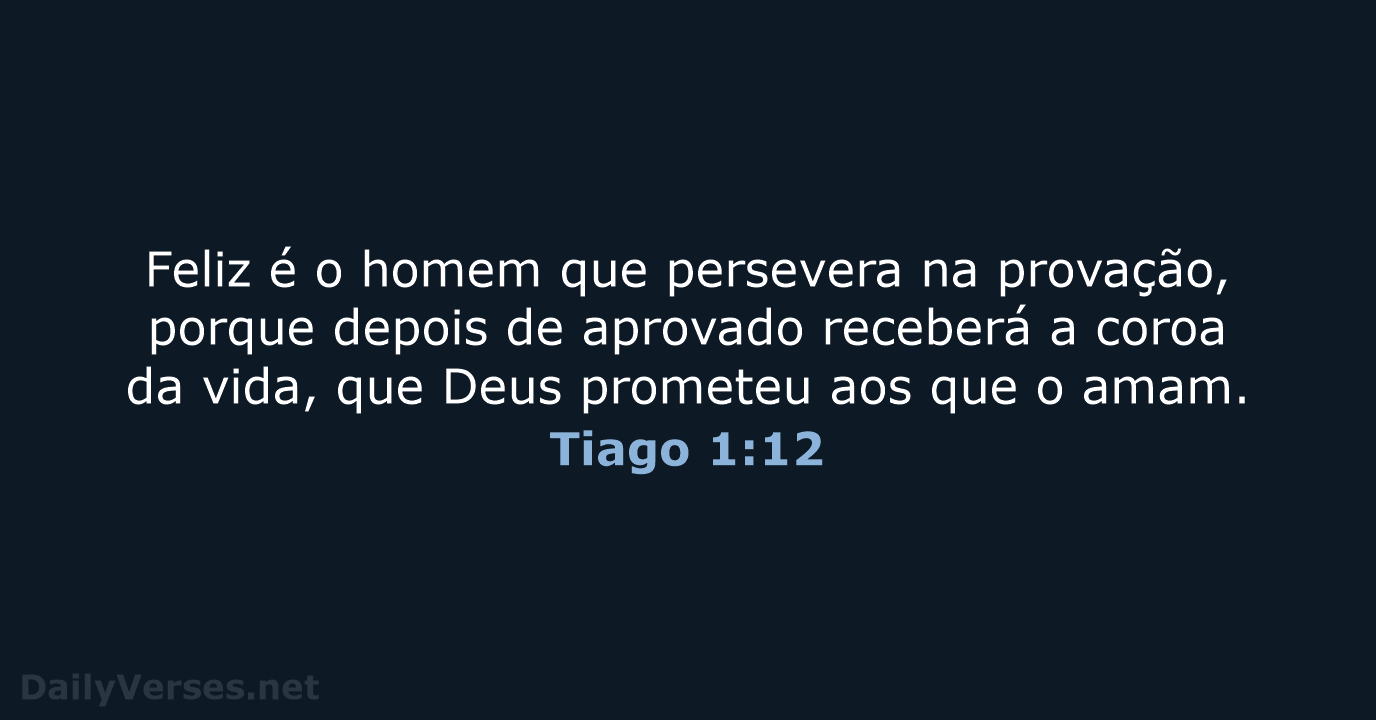 Tiago 1:12 - NVI